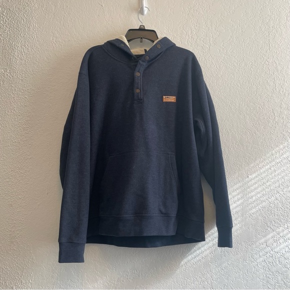 L.L. Bean Shirts Ll Bean Mens Katahdin Iron Works Bonded Waffle